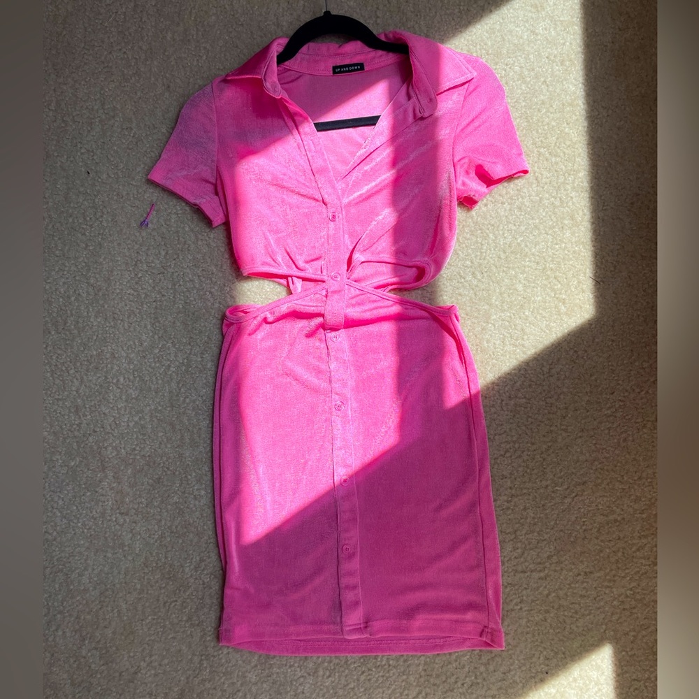 Barbie Pink Cut Out Dress